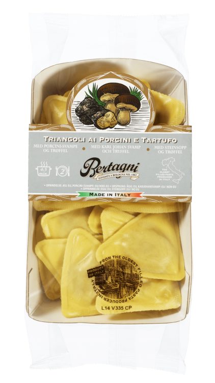 Triangoli Pasta m/Steinsopp&Trøffel 250g Bertagni