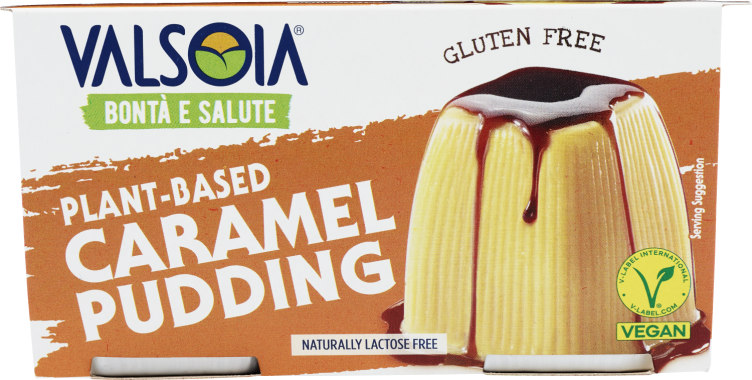 Karamellpudding m/Saus Melkefri 2x115g Valsoia