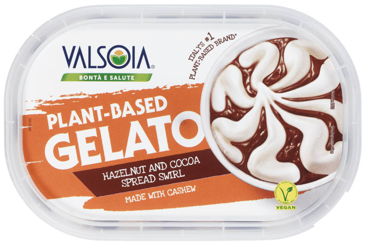 Gelato Hasselnøtt&Sjoko 400ml Valsoia