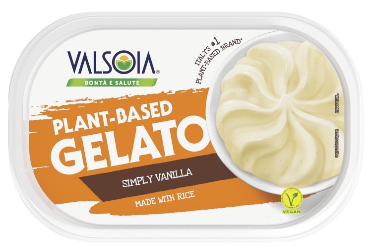 Gelato Ris-Is Vanilje Melkefri 1l Valsoia