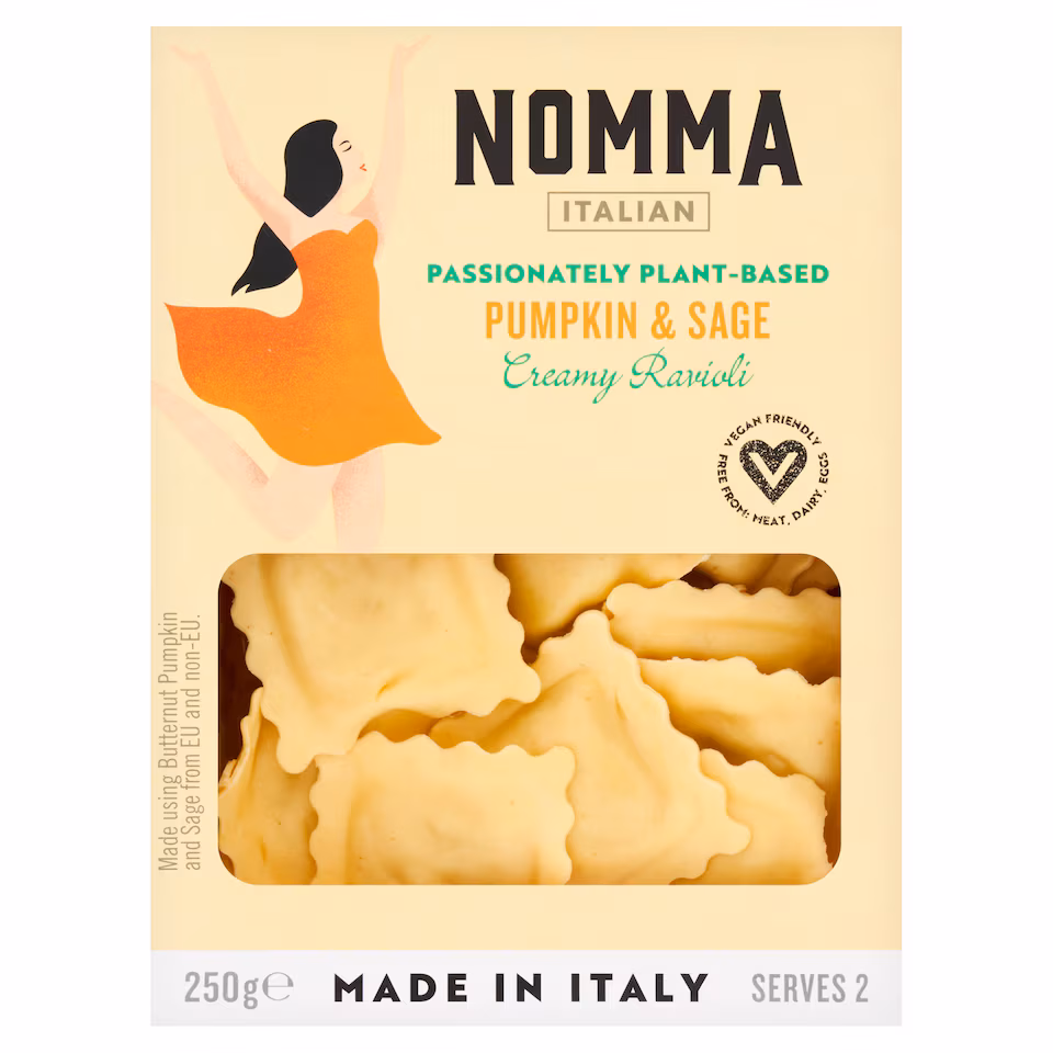Nomma Pumpkin & Sage Ravioli 250g