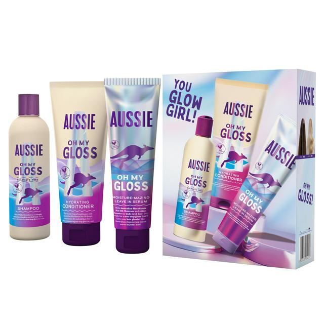 Aussie Oh My Gloss Hydrating Haircare Gift Set