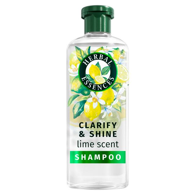 Herbal Essences Base 350ml Clarify & Shine Lime Scent for Fine, Limp & Oily Hair Shampoo