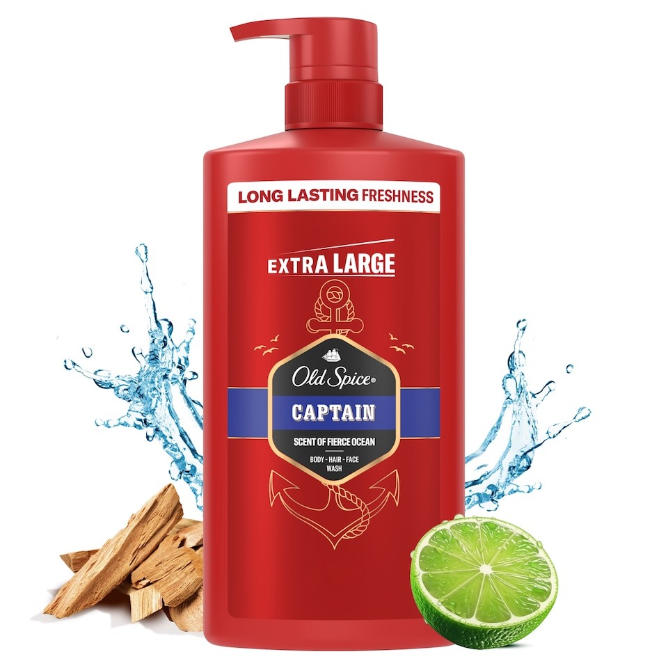 Old Spice Captain Fierce Ocean 3 in 1 Extra Large Shower Gel 800ml