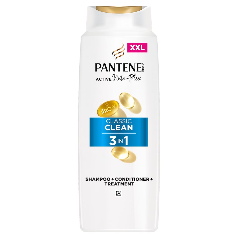 Pantene Active nutri plex Classic Clean 3in1 Shampoo & conditioner 625ML