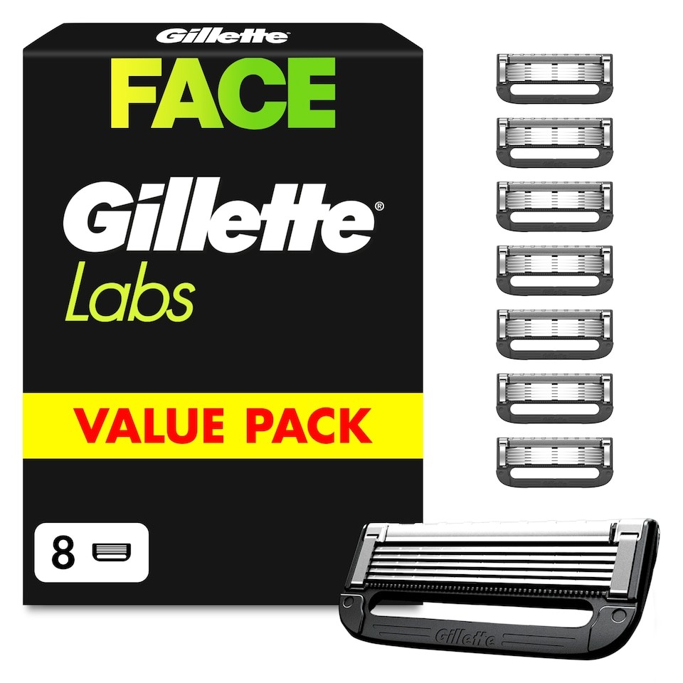 Gillette Labs Men's Razor Blades Refills 8 Pack