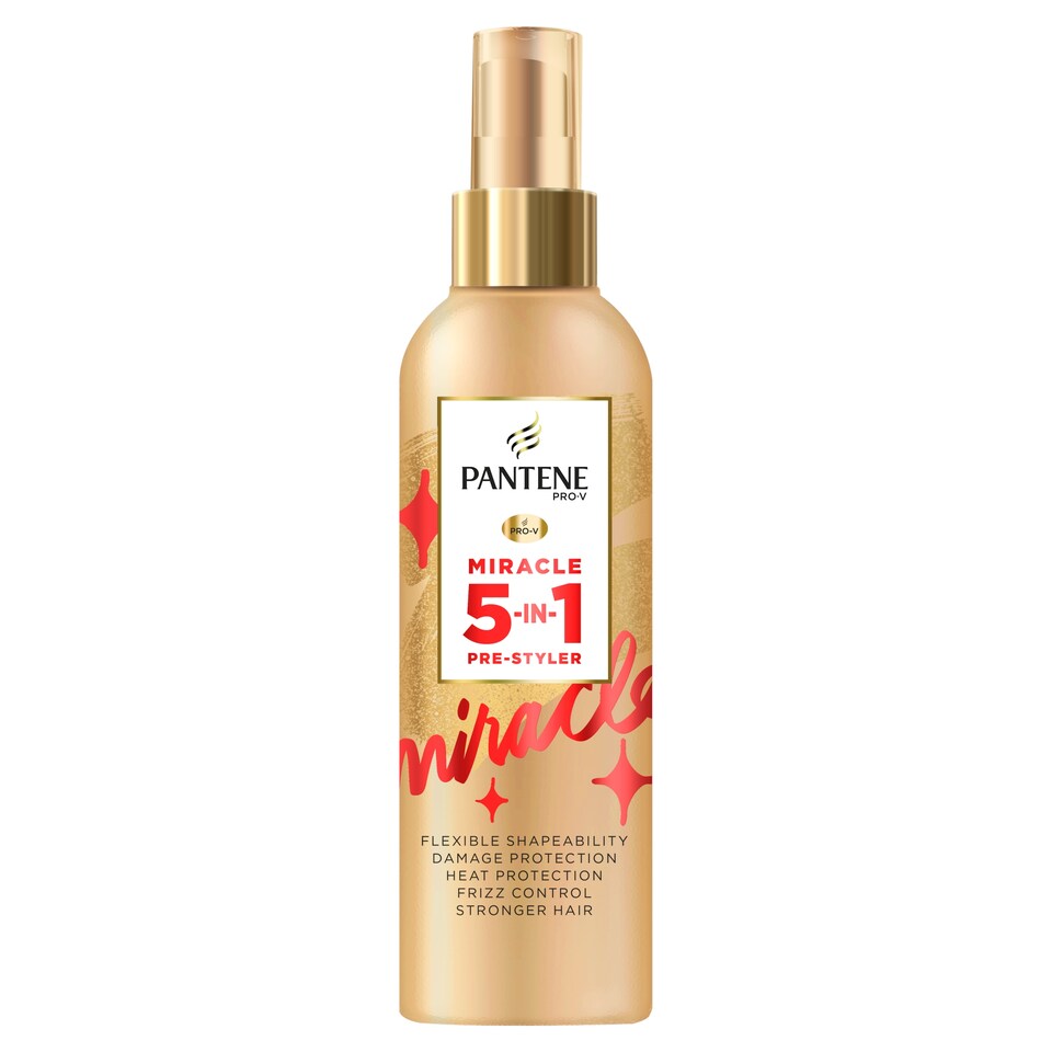 Pantene Miracle 5 In 1 Hair Pre-Styler Hairspray 200Ml