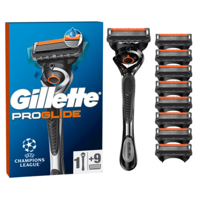 Gillette ProGlide Value Pack, Razor + 9 Razor Blades