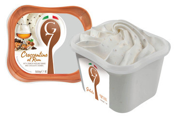 Croccantino Al Rum 1l G7 Ekte Italiensk Iskrem