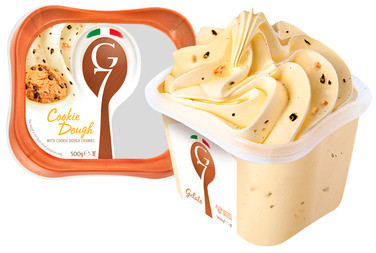 Cookie Dough Gelato Italiensk Iskrem 1l G7 Ekte Italiensk Iskrem