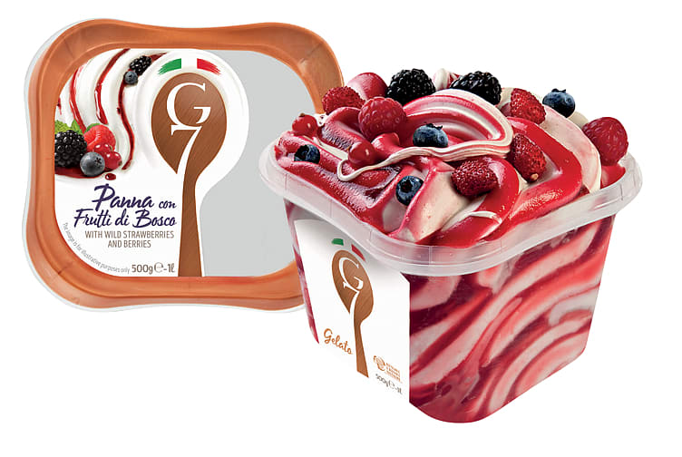 Iskrem Panna Con Frutti Di Bosco 1l G7