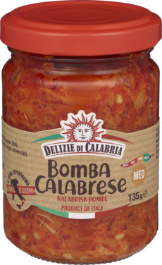 Delizie Di Calabria, Bomba m/Grønnsaker, 135g
