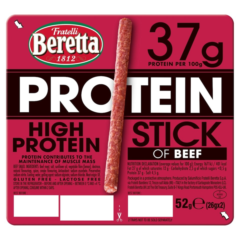 Beretta Beef Protein Sticks 52g