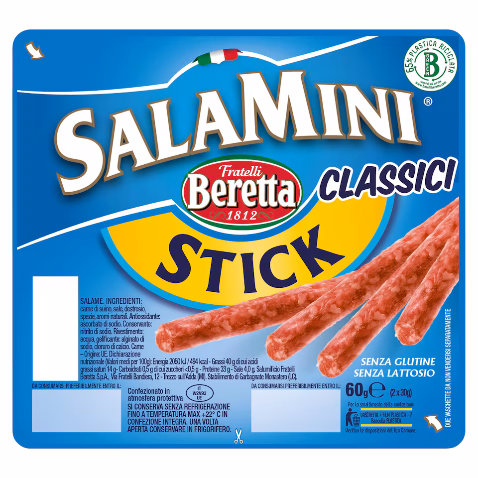 Beretta Salami Sticks 60G