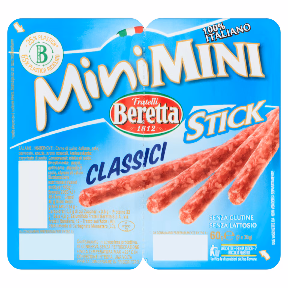 Beretta Salami Sticks 60G