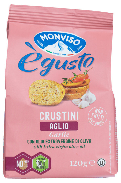 Crustini Hvitløk&Persille 120g Panmonviso