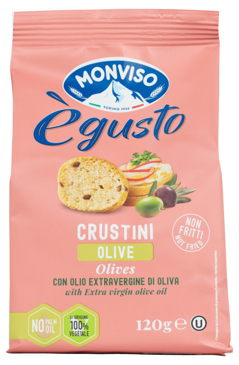 Crustini Oliven 120g Panmonviso