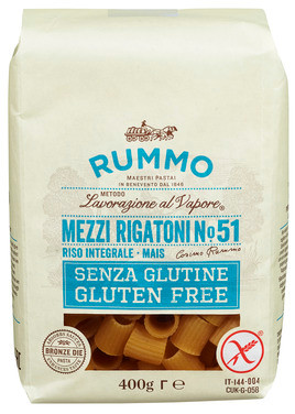 Rummo No51 Mezzi Rigatoni Gl.free 400g