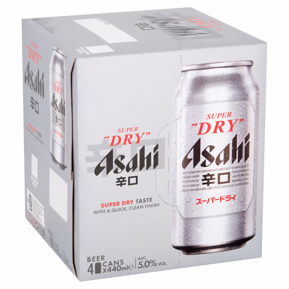 Asahi Super Dry 4x440ml