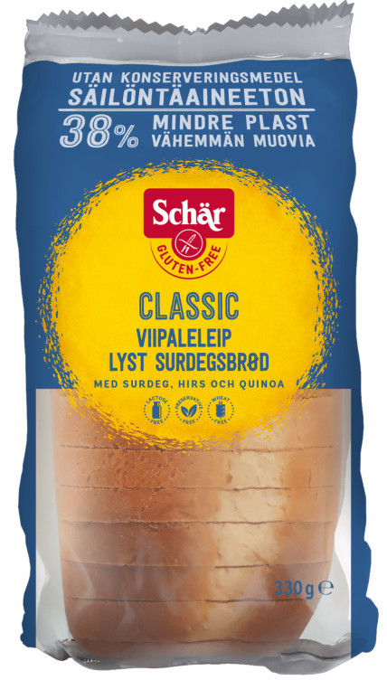 Classic Brød skivet Gl.Fri 300g Schar