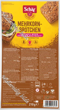 Schär Mehrkornbrötchen 210g