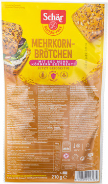 Schär Mehrkornbrötchen 210g