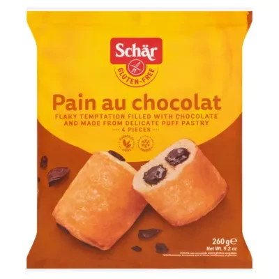Schar Gluten-Free Pain Au 4 Chocolat 260g