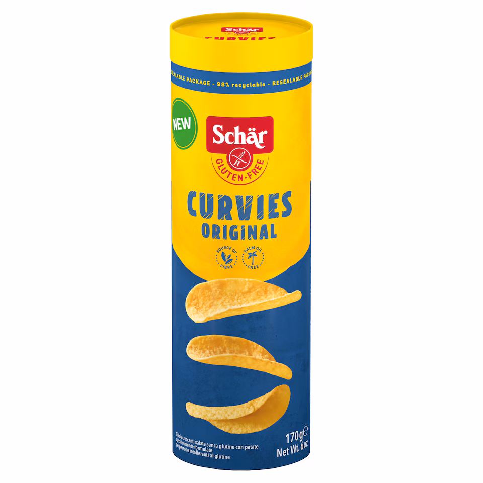 Schar Gluten Free Curvies Potato Snack - Original 170g