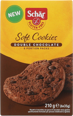 Schär Soft Cookies Double Choco 210g