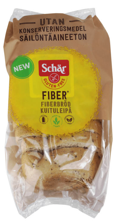 Fiberbrød Intergrale Gl.Fri 330g Schär