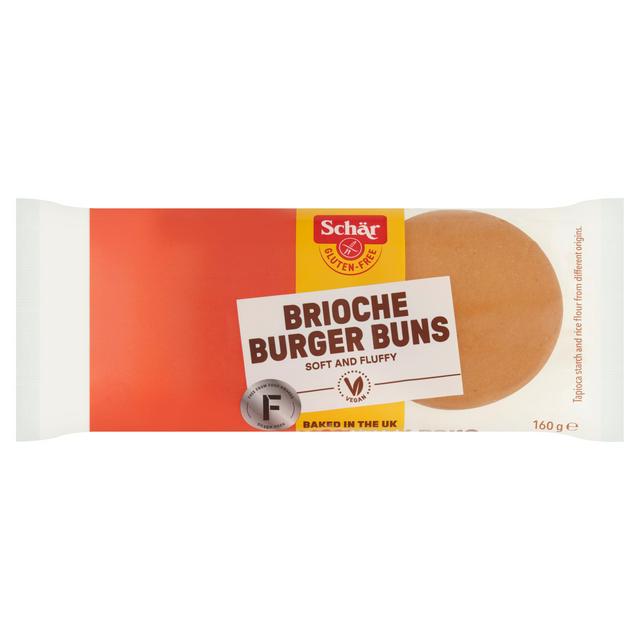 Schär Gluten Free Brioche Burger Buns 160g