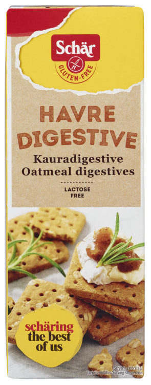 Havredigestive glutenfri 150g Schär