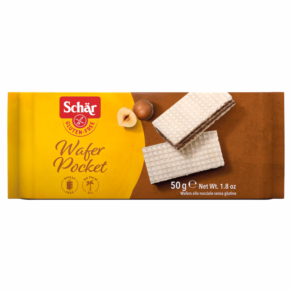 Schar Gluten-Free Wafer Pocket - Hazelnut Cream 50g