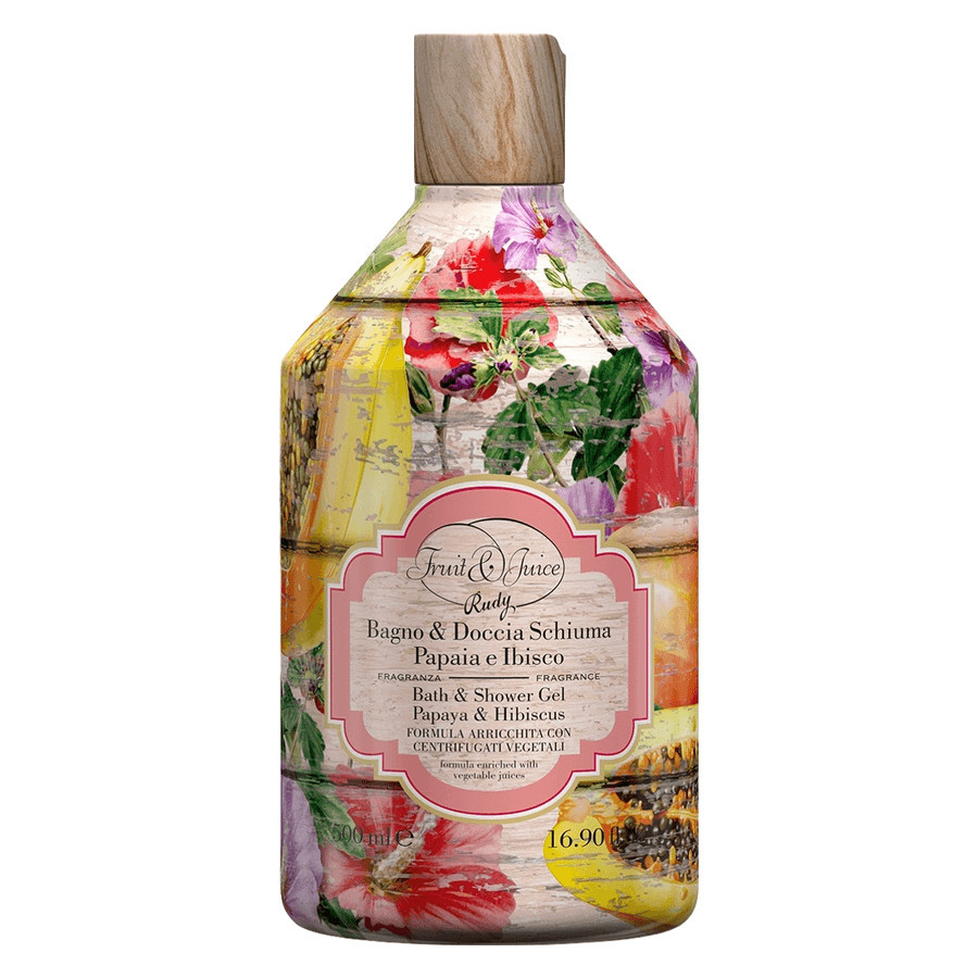 Rudy Profumi Bath & Shower Cream Papaya & Hibiscus 500ml