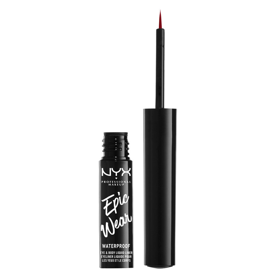 NYX Professional Makeup Epic Wear Semi Permanent Eye & Body Liquid Liner Red 3,5ml