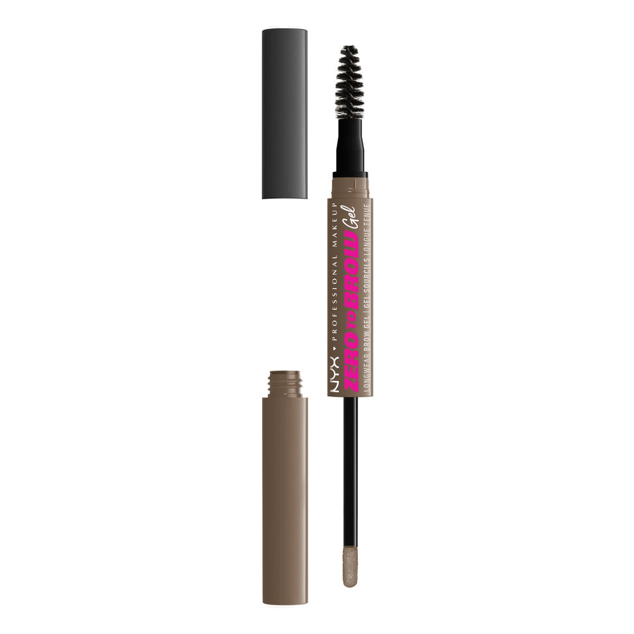 NYX Professional Makeup Zero To Brow Longwear Brow Gel Ash Brown 05 2ml