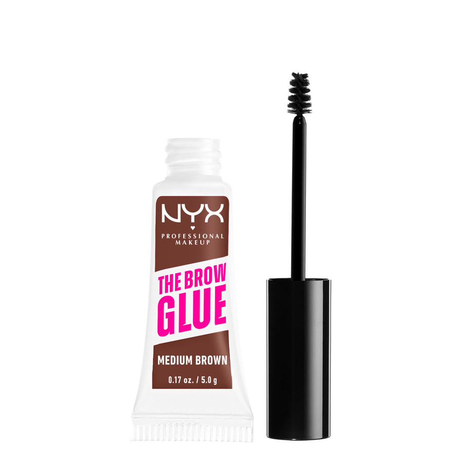 NYX Professional Makeup The Brow Glue Instant Styler 03 Medium Brown 5g