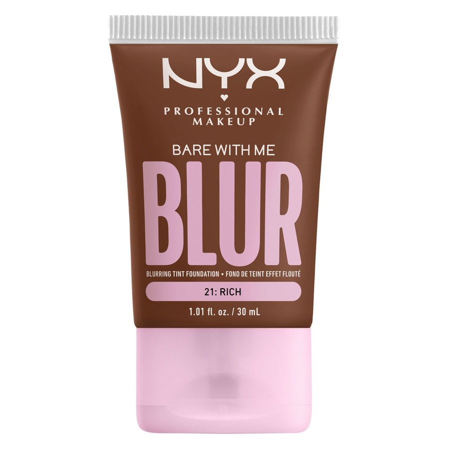 NYX Professional Makeup Bare With Me Blur Tint Foundation 21 Rich 30ml