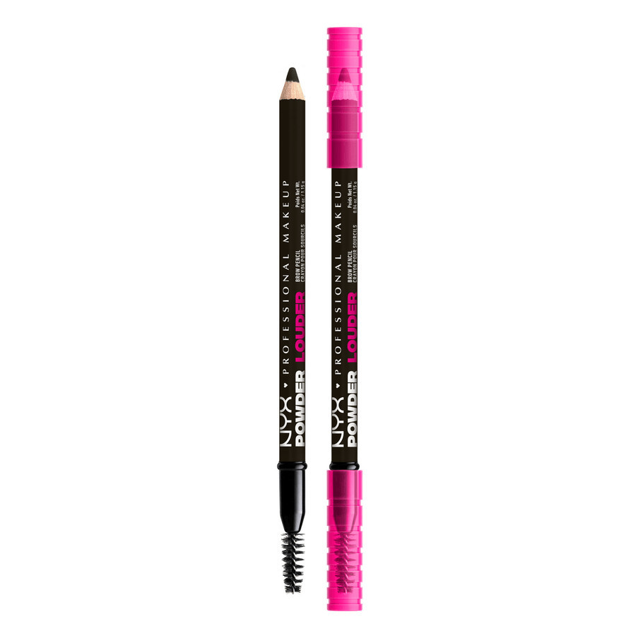 NYX PROFESSIONAL MAKEUP Powder Louder 09 Black Brow Pencil 1,15g
