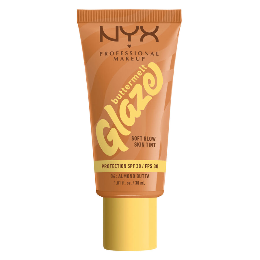NYX Professional Makeup Buttermelt Glaze SPF30 Foundation 04 Almond Butta 30ml