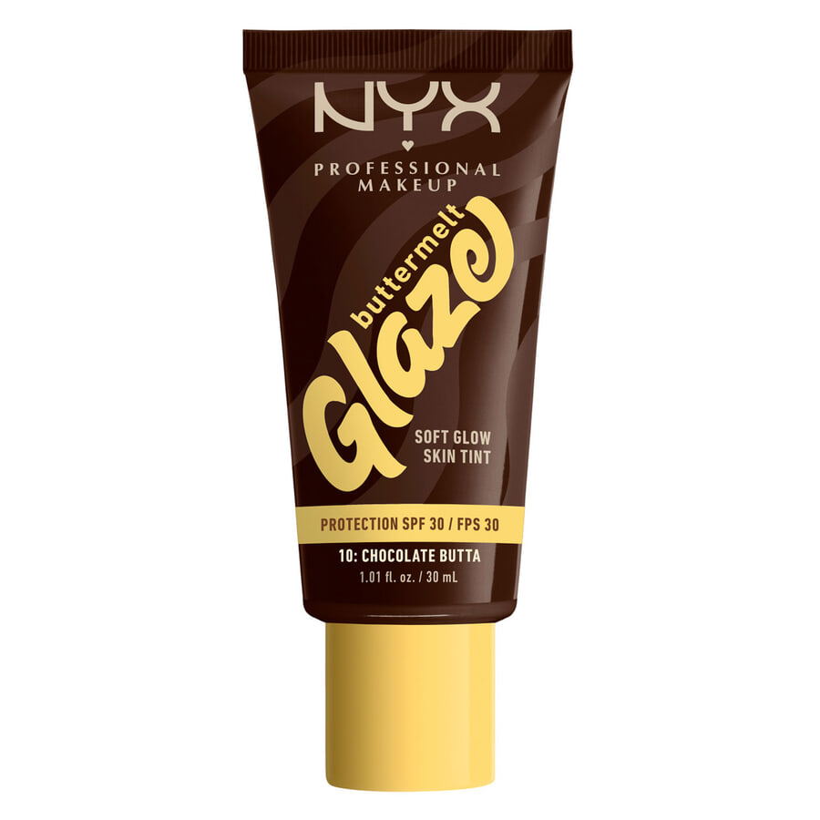 NYX Professional Makeup Buttermelt Glaze SPF30 Foundation 10 Chocolate Butta 30ml