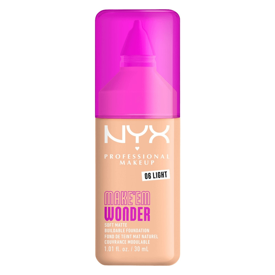 NYX Professional Makeup Make Em Wonder Foundation 06 Light 25ml