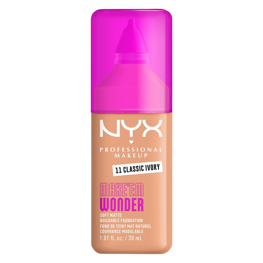 NYX Professional Makeup Make Em Wonder Foundation 11 Classic Ivory 25ml