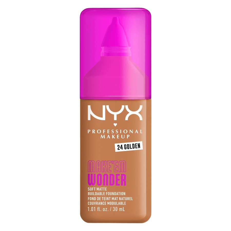 NYX Professional Makeup Make Em Wonder Foundation 24 Golden 25ml