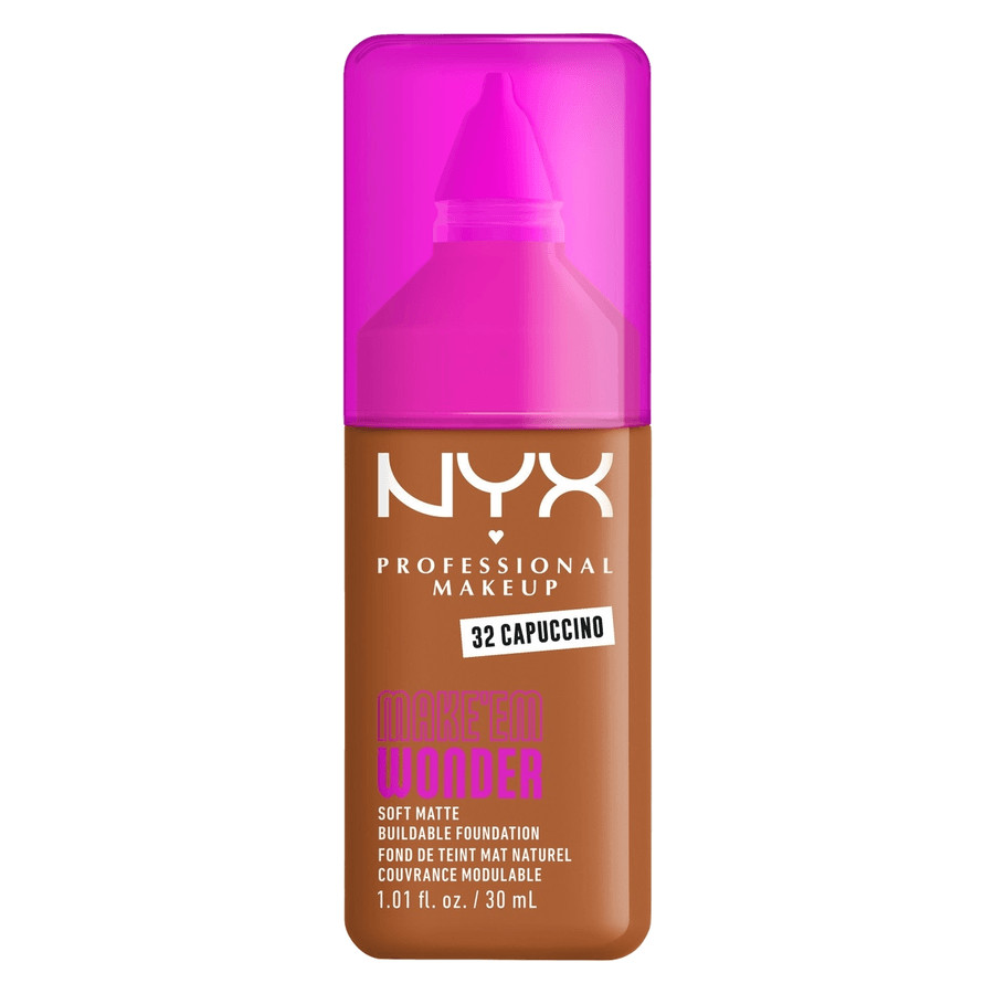 NYX Professional Makeup Make Em Wonder Foundation 32 Capuccino 30ml
