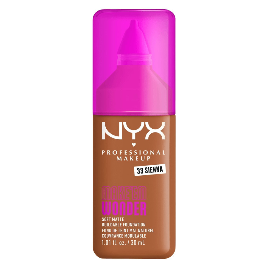 NYX Professional Makeup Make Em Wonder Foundation 33 Sienna 25ml