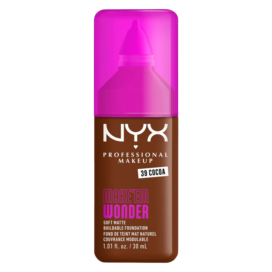 NYX Professional Makeup Make Em Wonder Foundation 39 Cocoa 30ml