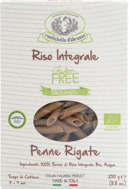 Penne Rig Riso Integr Rust 250g