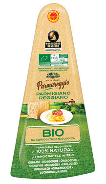 Parmigiano Reggiano Trekant Øko 12mnd 150g Granterre
