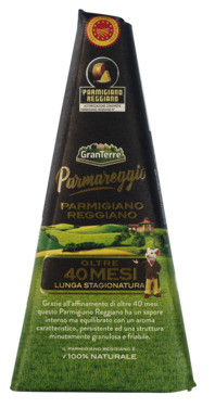 Parmigiano Reggiano Trekant 40mnd 200g Granterre